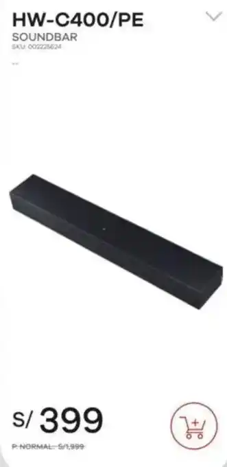 Estilos Samsung HW-C400/PE soundbar oferta