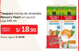 Wong Nature's Heart bebida de almendra oferta