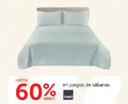Wong Krea en juegos de sábanas oferta