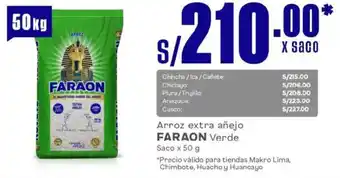 Makro Faraon arroz extra añejo verde oferta