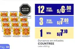 Makro Countree duraznos en mitades oferta