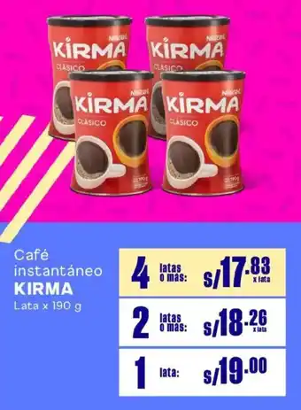 Makro Kirma café instantáneo oferta