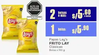 Makro Lay's frito lay papas clásicas oferta