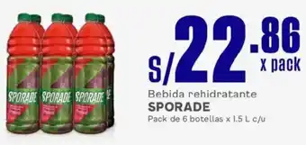 Makro Sporade bebida rehidratante oferta