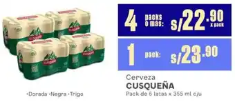 Makro Cusqueña cerveza oferta