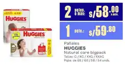 Makro Huggies pañales natural care bigpack oferta