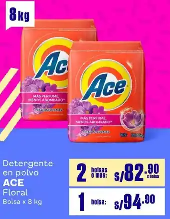 Makro Ace detergente en polvo floral oferta