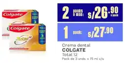 Makro Colgate crema dental  total 12 oferta