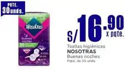 Makro Nosotras toallas higiénicas oferta