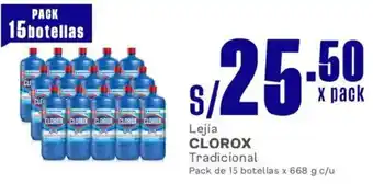 Makro Clorox lejía tradicional oferta