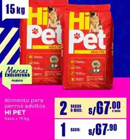 Makro Hi pet alimento para perros adultos oferta