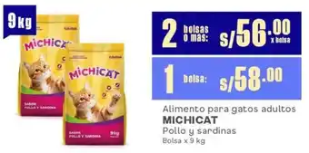 Makro Michicat alimento para gatos adultos pollo y sardinas oferta