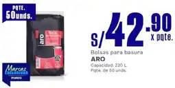 Makro Aro bolsas para basura oferta