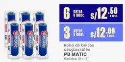 Makro Pb matic rollo de bolsas desglosables oferta