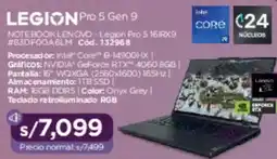 Hiraoka Legion pro 5 Gen 9 oferta