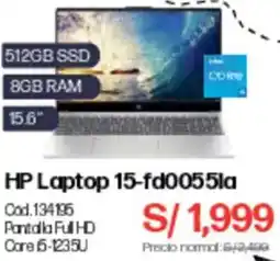 Hiraoka HP Laptop 15-fd0055la oferta