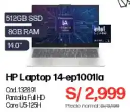 Hiraoka HP Laptop 14-ep1001la oferta