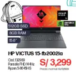 Hiraoka Hp victus 15-fb2002la oferta