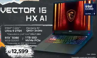 Hiraoka Vector 16 HX A1 oferta