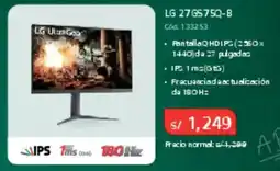 Hiraoka LG 27GS75Q-B oferta