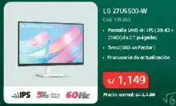 Hiraoka LG 27US 500-W oferta