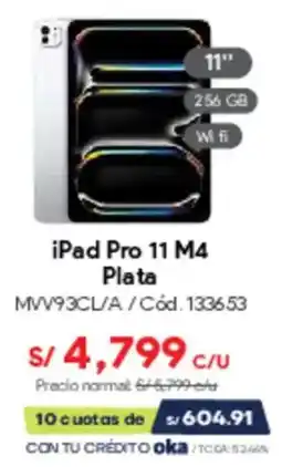 Hiraoka iPad Pro 11 M4 Plata oferta