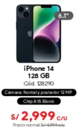 Hiraoka iPhone 14 oferta