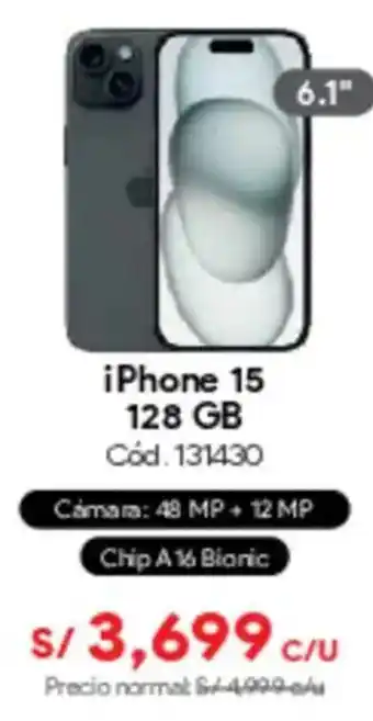 Hiraoka iPhone 15 oferta