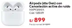 Hiraoka Airpods con cancelación activa de ruido oferta