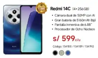 Hiraoka Redmi 14C oferta