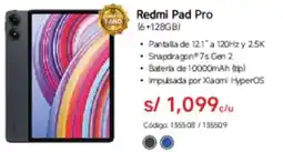 Hiraoka Redmi Pad Pro oferta