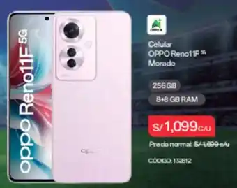 Hiraoka Celular oppo Reno11F 5G oferta