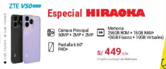 Hiraoka ZTE V50 oferta