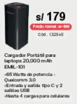 Hiraoka Cargador portátil para laptops oferta