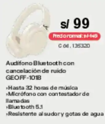 Hiraoka Audifono bluetooth con cancelación de ruido oferta