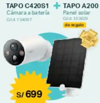 Hiraoka Tapo c420s1 + tapo a200 oferta