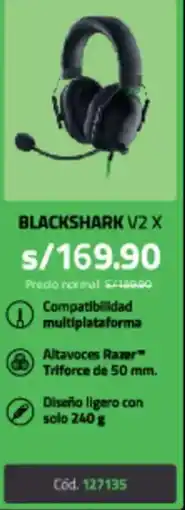 Hiraoka Blackshark v2 x oferta