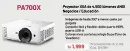 Hiraoka PA700X Proyector XGA de 4.500 lúmenes ANSI Negocios/Educación oferta