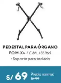 Hiraoka Pedestal para órgano pom-x6 oferta