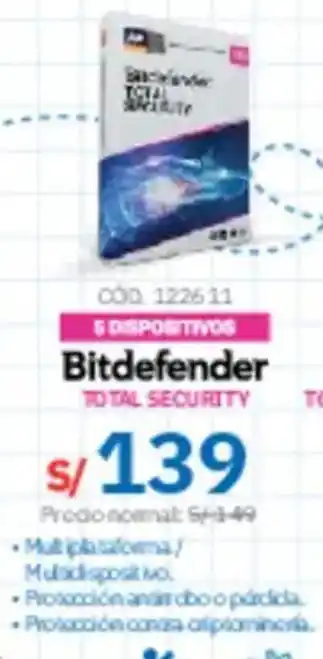 Hiraoka Bitdefender total security oferta