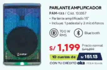 Hiraoka Miray Parlante amplificador oferta