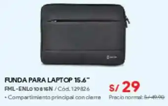 Hiraoka Funda para laptop 15.6" oferta