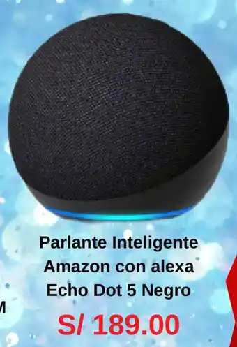 La Curacao Echo dot 5 negro parlante inteligente amazon con alexa oferta