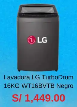 La Curacao Lg lavadora turbodrum oferta