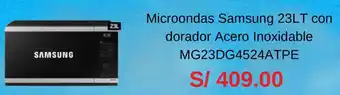 La Curacao Microondas Samsung oferta