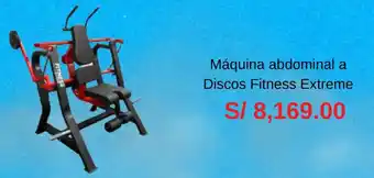 La Curacao Máquina abdominal a discos fitness extreme oferta