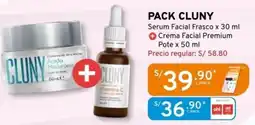 Mifarma Pack cluny serum facial frasco x 30 ml oferta