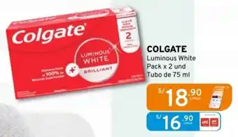 Mifarma Colgate luminous white oferta