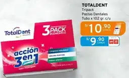 Mifarma Totaldent tripack pastas dentales tubo oferta