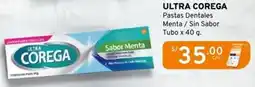 Mifarma Ultra corega pastas dentales menta / sin sabor tubo oferta